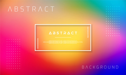 Abstract colorful dynamic background vector