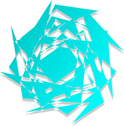 edgy random abstract geometric shape element vector image