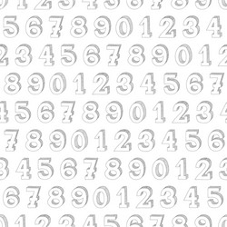 numbers pattern vector image