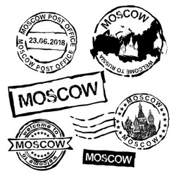 Old postal letter with postmark stamps antique Vector Image