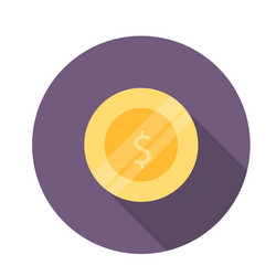 coin badge and icon design objects vector image