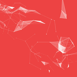 Virtual abstract background with particle vector