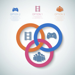 web infographic template layout with icons could vector image