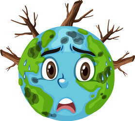 Deforestation and Climate Change Royalty Free Vector Image