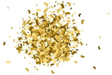 golden explosion confetti vector