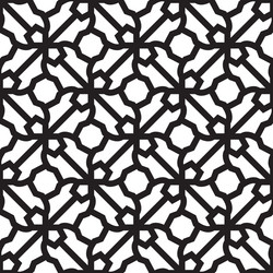 Seamless pattern repeating geometric design Vector Image
