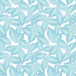 seamless pattern with blue flower petal vector