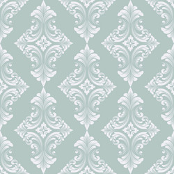 damask seamless pattern background vector image