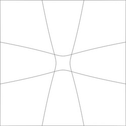 grid mesh lattice grating with distort deform vector image