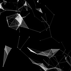 virtual abstract background with particle vector image