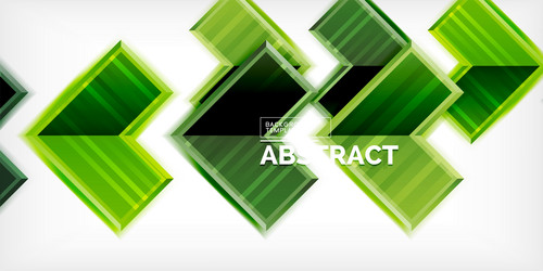 arrow symbols created with 3d effects and line vector image