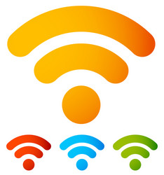 generic signal or rss feed icon symbol vector image