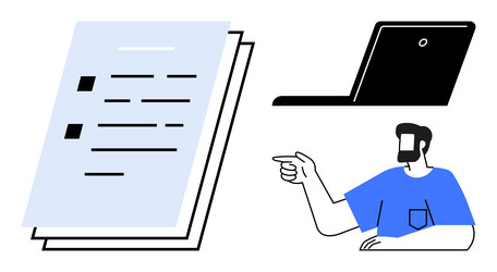 collaboration tools and documentation enhancing vector image