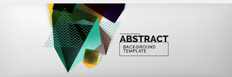 dark 3d triangular low poly shapes abstract vector image