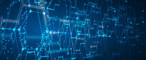 cloud technology ransfer digital data on circuit vector image