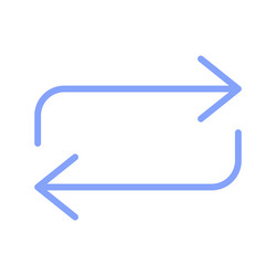 repeat icon image suitable for mobile apps vector image