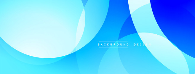 background design with overlapping circular vector image