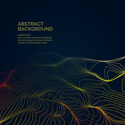 Dynamic Particle Background vector image