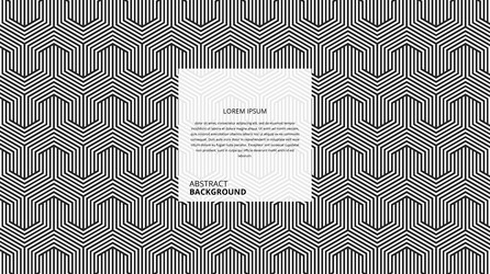 abstract geometric hexagonal background vector image