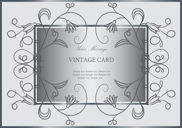 Invitation card vector