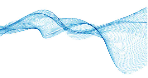3D Particle Flow Sound Wave vector image