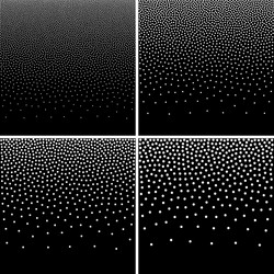 Abstract Halftone Dots Gradient vector image