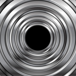 grey metallic circles abstract tech background vector image