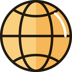world connection internet web technology interface vector image