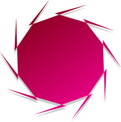 edgy random abstract geometric shape element vector image