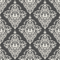 damask seamless pattern background vector