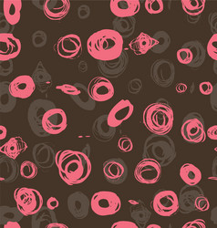 Sketchy Dots Pattern vector image