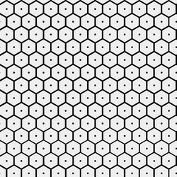 abstract minimalistic pattern hexagon vector image