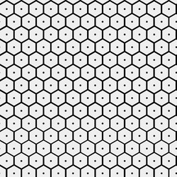 abstract minimalistic pattern hexagon vector