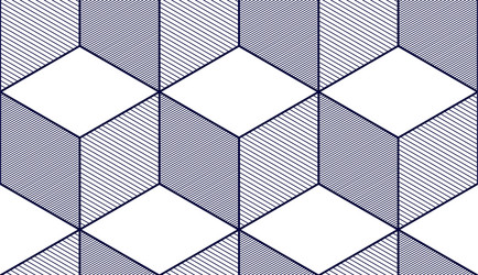 geometric cubes abstract seamless pattern 3d vector image