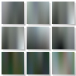 set of dark gradient mesh background vector image