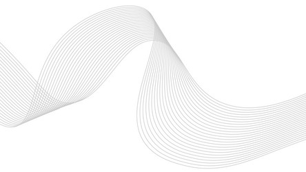 abstract wavy line background pattern vector image