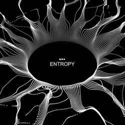 Cosmic Particle Vortex vector image