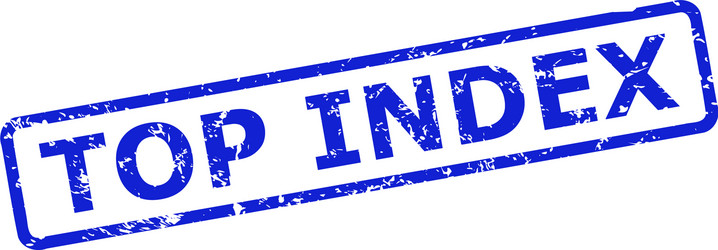 top index stamp with corroded texture and rounded vector image