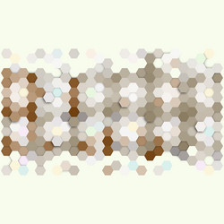 geometric background abstract hexagonal pattern vector image