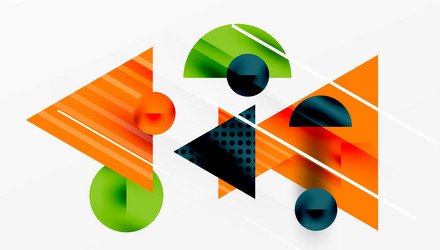 sleek abstract background - layered triangles vector image