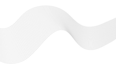 abstract wavy line background pattern vector image