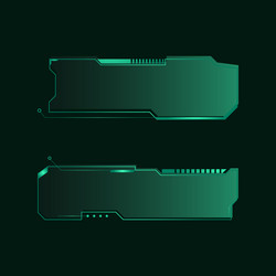 hud futuristic frames user interface element vector image