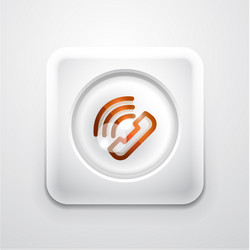 phone button call support idea vector image