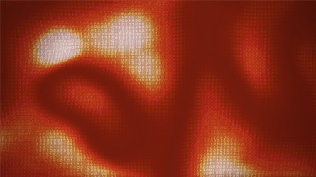 abstract big data visualization orange vector image