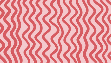 groovy wave lines pattern background colorful vector image