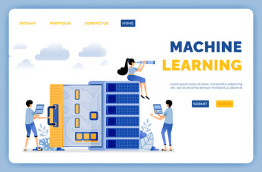 design of database in supporting machine learning vector image