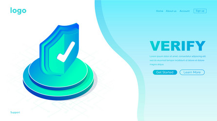 untiverified icon in box loading page website vector