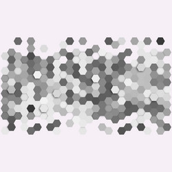 geometric background abstract hexagonal pattern vector image