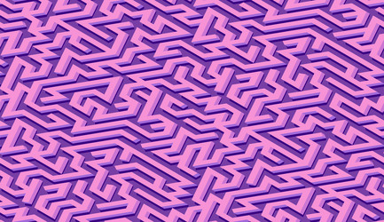 maze pattern abstract background with labyrinth vector image