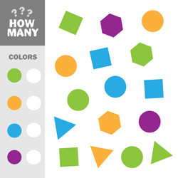 how many counting game with simple geometric vector image